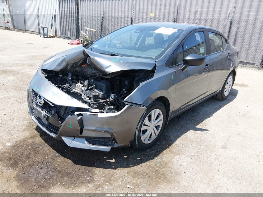 Vin: 3n1cn8bv4ml894845, lot: 45789859, nissan versa s 5-speed manual transmission 20212