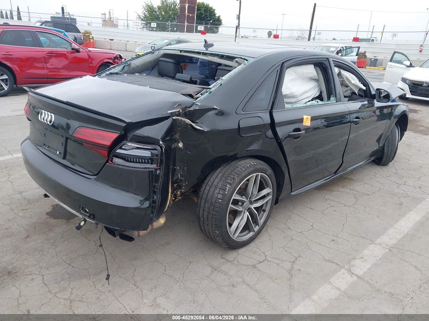 Vin: wau43afd9hn006495, lot: 45789890, audi a8 l 4.0t sport 20174