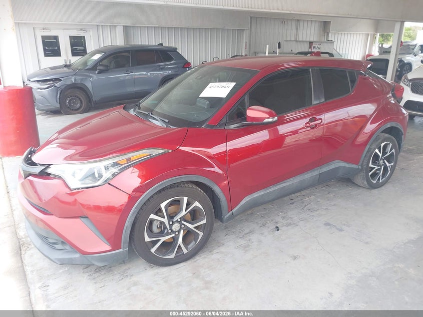 Vin: nmtkhmbx9kr082666, lot: 45789896, toyota c-hr xle 20192