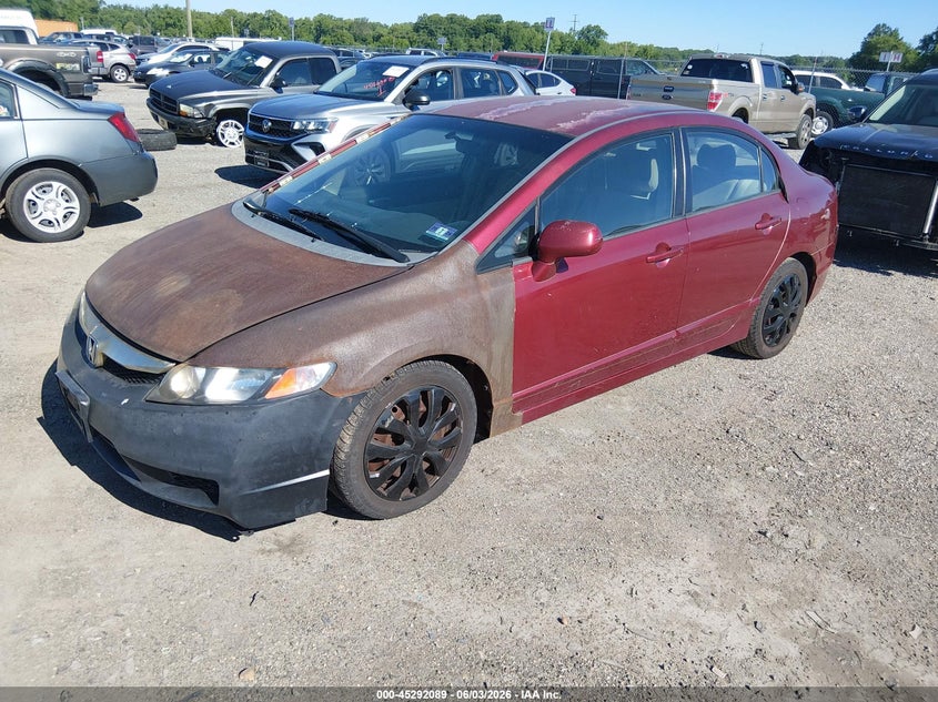 2HGFA1F56AH502185 2010 HONDA CIVIC LX photo 1