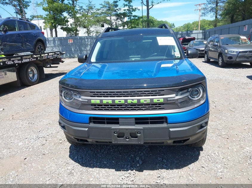 2022 Ford Bronco Sport Badlands VIN: 3FMCR9D95NRE10554 Lot: 45292164