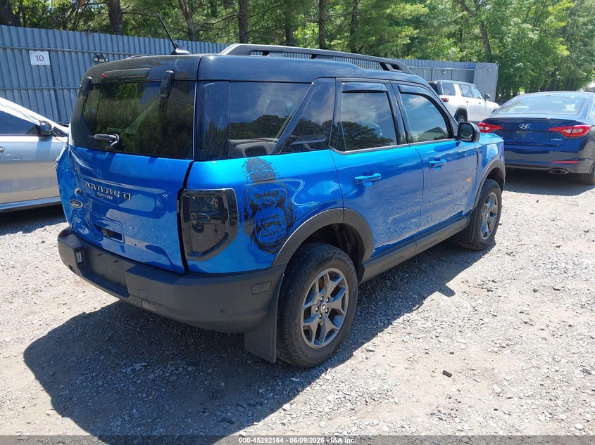 Vin: 3fmcr9d95nre10540, lot: 45790000, ford bronco sport badlands 20224