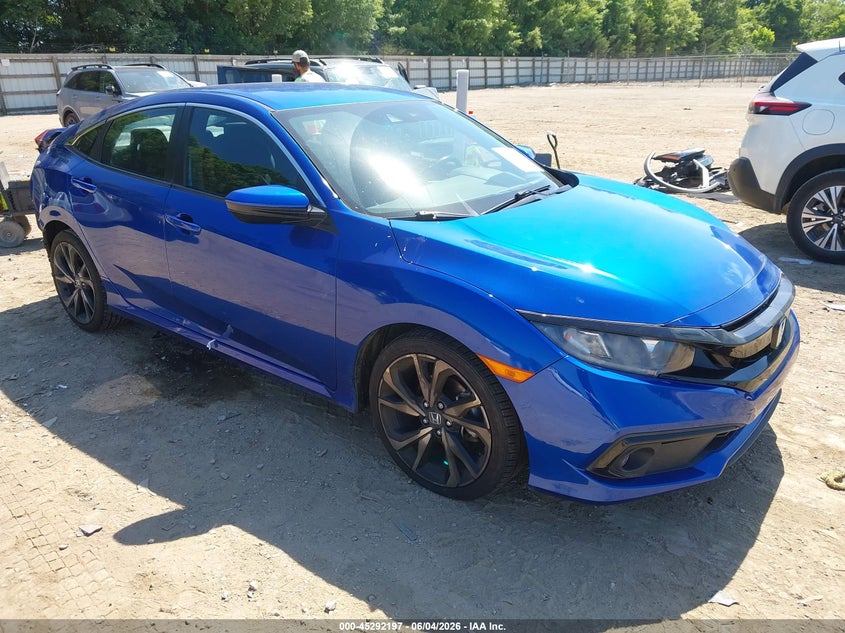 Vin: 2hgfc2f86mh527554, lot: 45790033, honda civic sport 2021 img_1