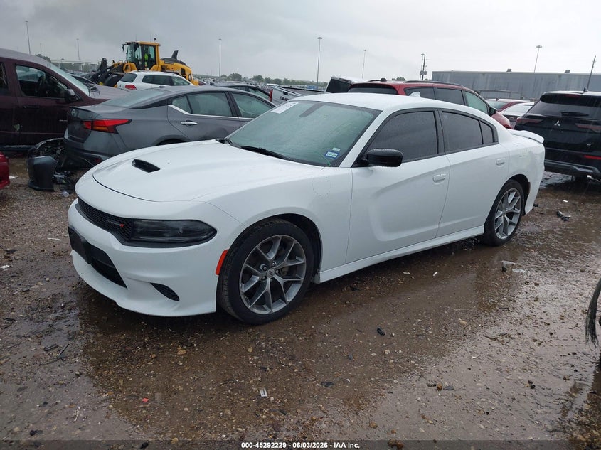 Vin: 2c3cdxhg0ph606758, lot: 45790065, dodge charger gt 20232