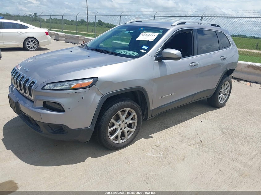 Vin: 1c4pjlcbxjd574402, lot: 45790071, jeep cherokee latitude fwd 20182