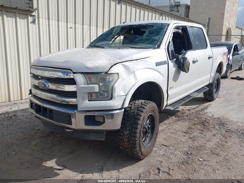 2016 Ford F-150 Lariat 1FTEW1EG1GKD09703 photo 1