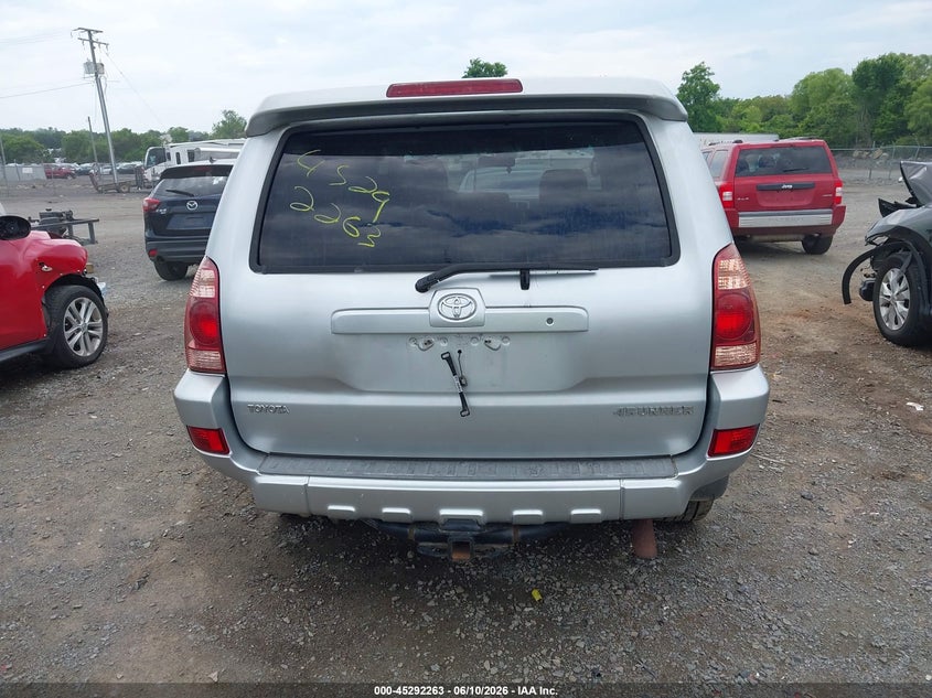 2004 Toyota 4Runner Sr5 Sport V8 VIN: JTEBT14RX40044278 Lot: 45292263