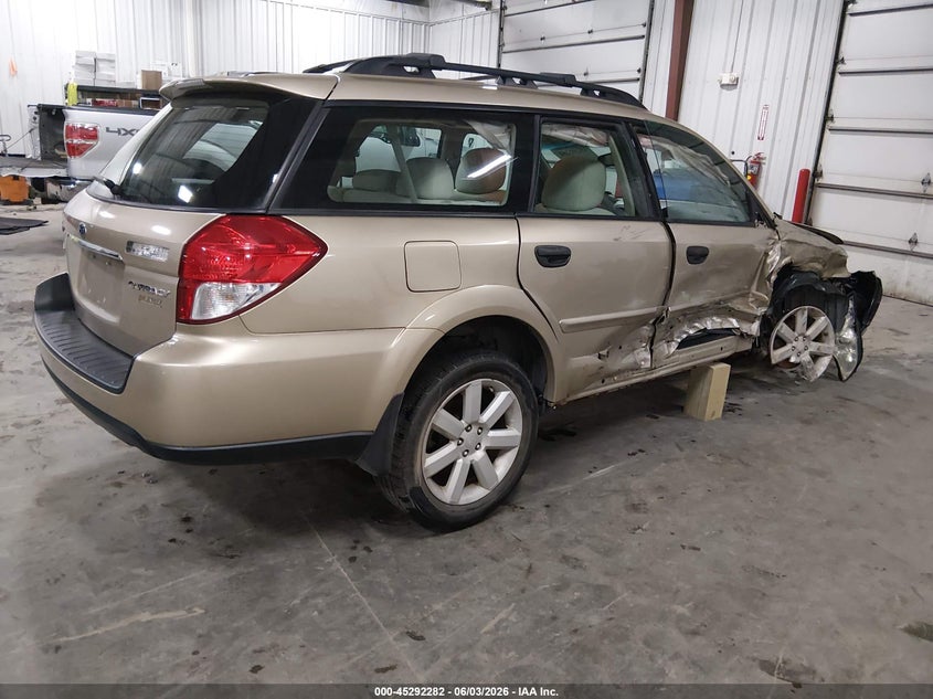 2008 Subaru Outback 2.5I/2.5I L.l. Bean Edition VIN: 4S4BP61C987365372 Lot: 45292282