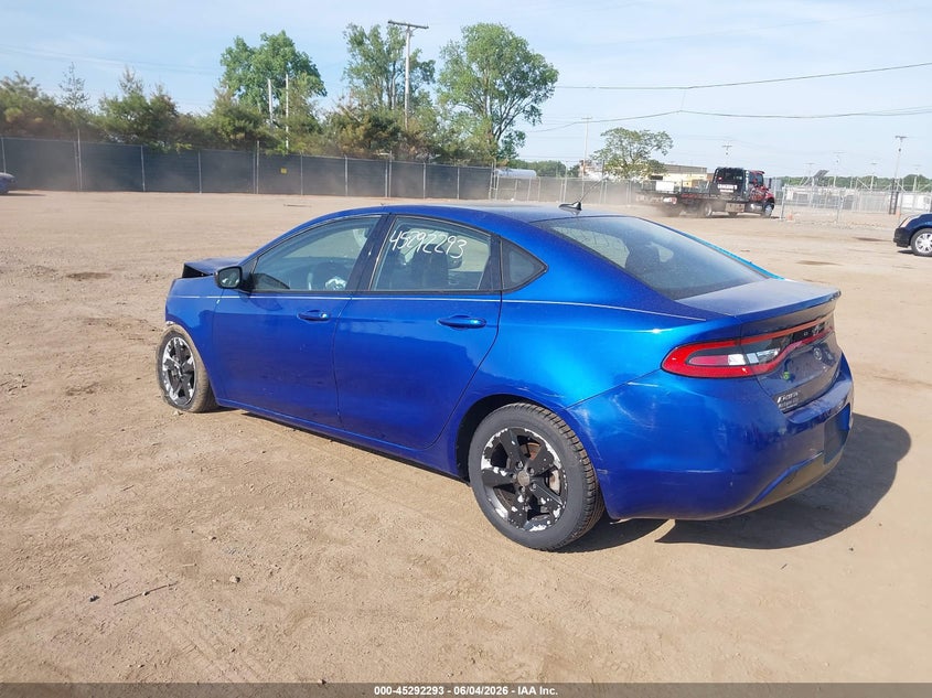 Vin: 1c3cdfaa1ed677610, lot: 45790129, dodge dart se 20143
