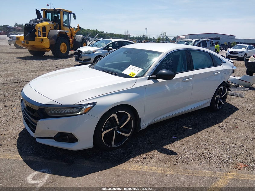 2021 HONDA ACCORD auction photo 2