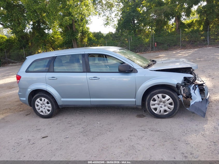 2013 Dodge Journey 2.4 American Value Pkg blue Lot 111045292305 Vin 3C4PDCABXDT710164