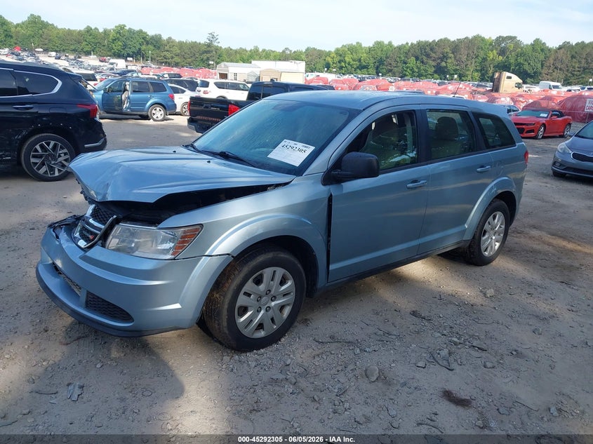 Vin: 3c4pdcabxdt710164, lot: 45790141, dodge journey american value pkg 20132