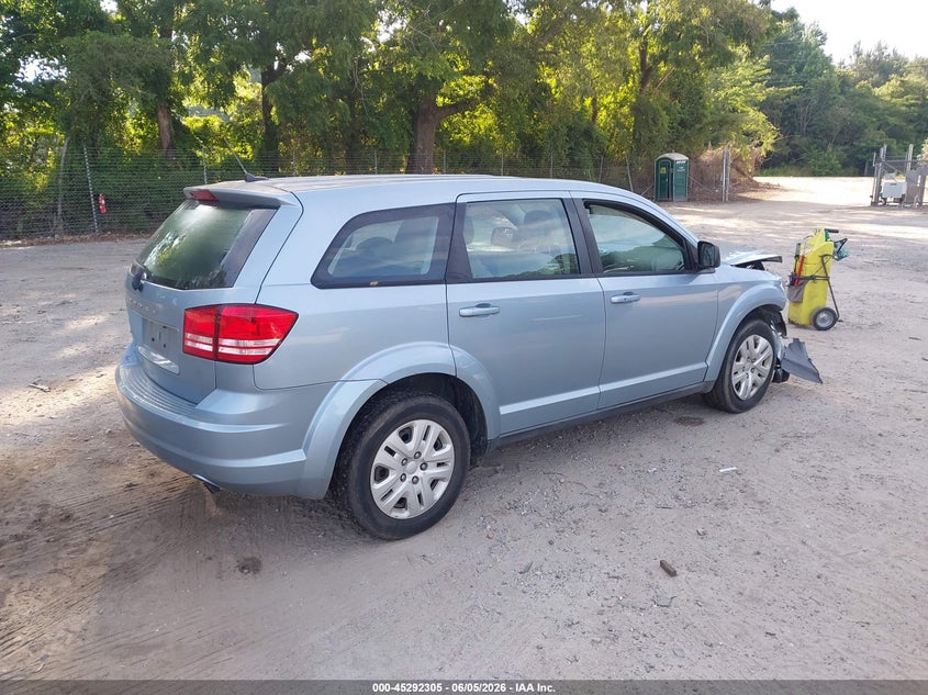 Vin: 3c4pdcabxdt710164, lot: 45790141, dodge journey american value pkg 20134