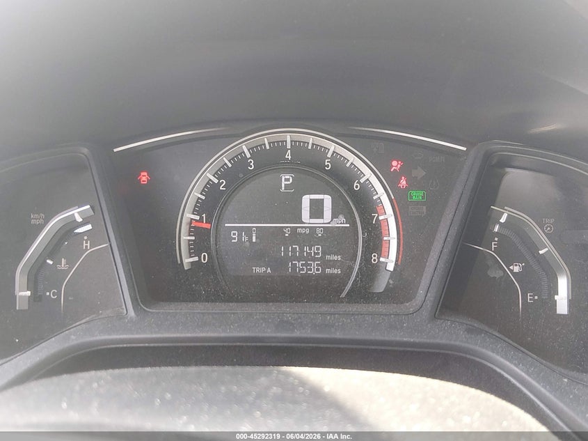 2016 Honda Civic Lx VIN: 19XFC2F5XGE065553 Lot: 45292319