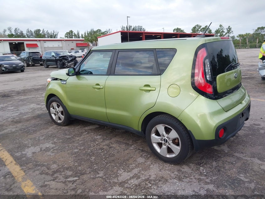 Vin: kndjn2a23h7885511, lot: 45790164, kia soul 20173