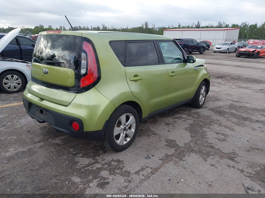 Vin: kndjn2a23h7885511, lot: 45790164, kia soul 20174