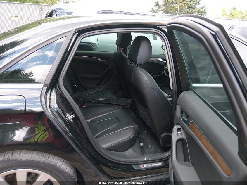 2015 Audi A4 2.0 2.0T Premium black Lot 111045292345 Vin WAUBFAFL0FN012415