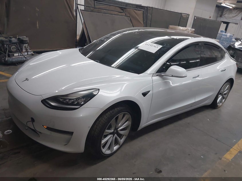 Vin: 5yj3e1eb5kf469443, lot: 45790201, tesla model 3 long range/performance 20192