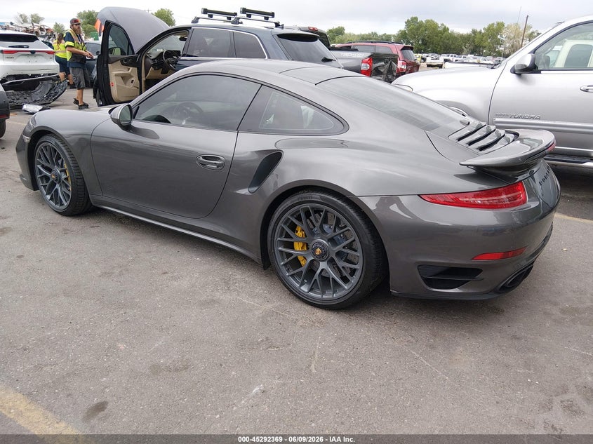 Vin: wp0ad2a93gs166187, lot: 45790205, porsche 911 turbo s 20163