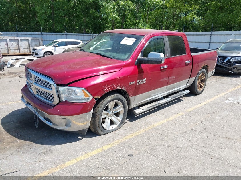 Vin: 1c6rr7nt0ds518023, lot: 45790215, ram 1500 laramie 20132