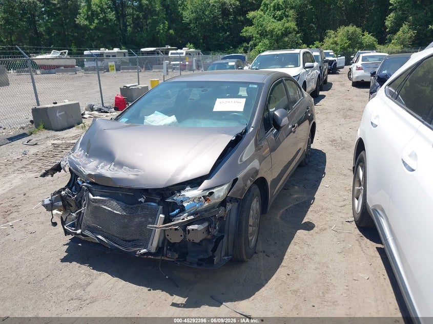 Vin: 19xfb2f59ee246482, lot: 45790232, honda civic lx 20142