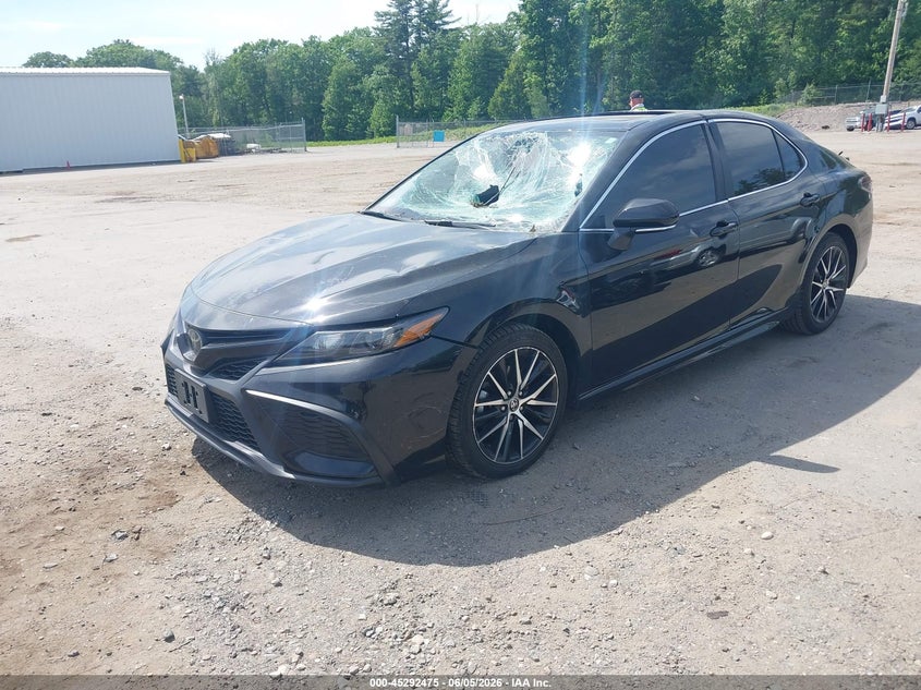 Vin: 4t1t11bk4pu100633, lot: 45790311, toyota camry se awd 20232