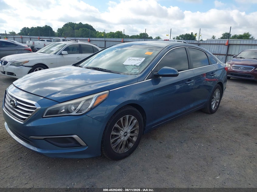 2016 Hyundai Sonata Se 5NPE24AF8GH381488 photo 1