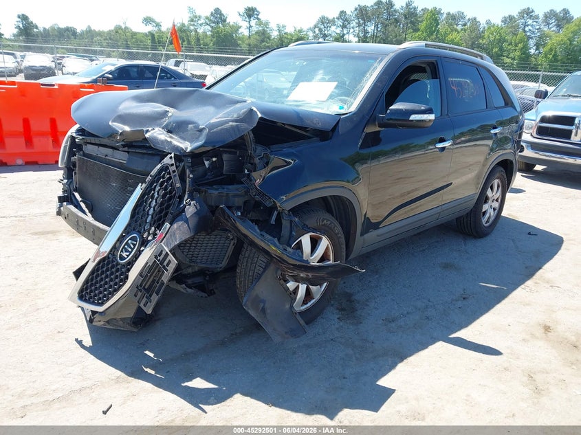 Vin: 5xykt4a24cg287123, lot: 45790337, kia sorento lx v6 20122