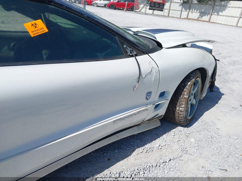 1999 Pontiac Firebird Trans Am VIN: 2G2FV22G2X2219184 Lot: 45292524
