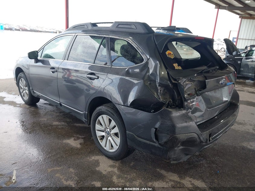 Vin: 4s4bsahc6k3270144, lot: 45790375, subaru outback 2.5i premium 20193