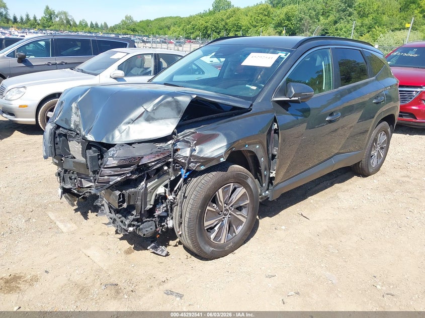 Vin: km8jbca15nu040979, lot: 45790377, hyundai tucson hybrid blue 20222
