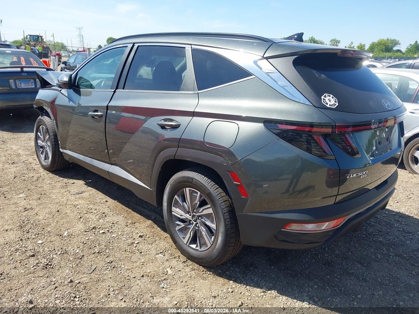 Vin: km8jbca15nu040979, lot: 45790377, hyundai tucson hybrid blue 20223