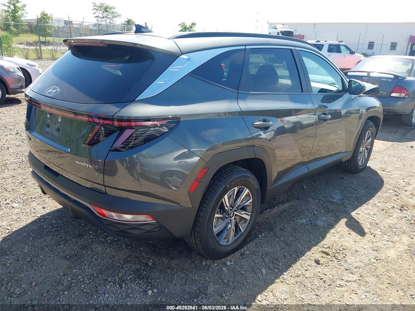 Vin: km8jbca15nu040979, lot: 45790377, hyundai tucson hybrid blue 20224