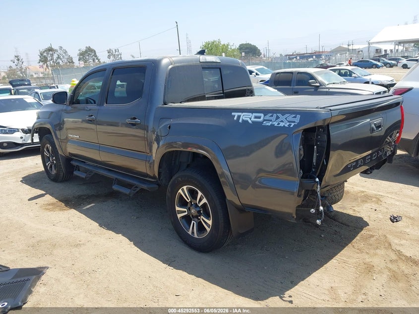 Vin: 3tmcz5an0jm157004, lot: 45790389, toyota tacoma trd sport 20183