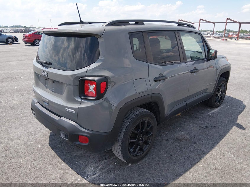 Vin: zacnjbbb8lpl12544, lot: 45790408, jeep renegade latitude 4x4 20204