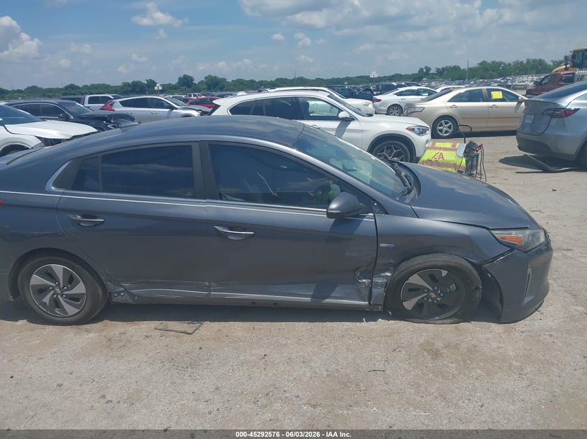 2017 Hyundai Ioniq Hybrid Sel VIN: KMHC75LC1HU037232 Lot: 45292576