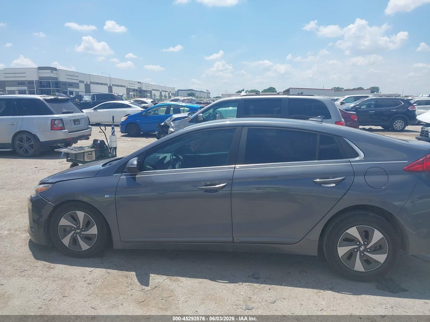 2017 Hyundai Ioniq Hybrid Sel VIN: KMHC75LC1HU037232 Lot: 45292576