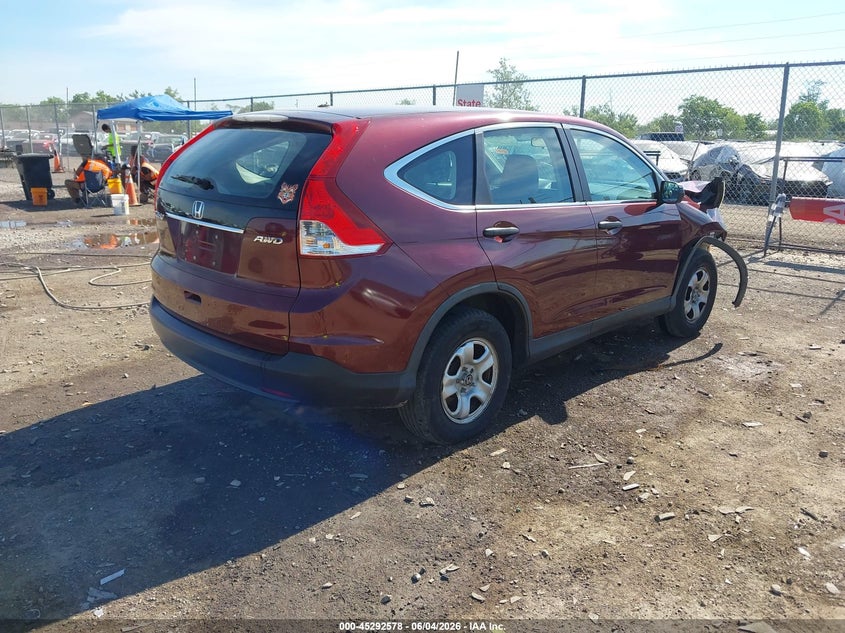 Vin: 5j6rm4h38dl085752, lot: 45790414, honda cr-v lx 20134