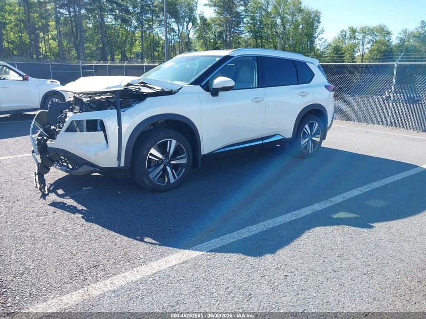 Vin: 5n1bt3cb8pc856424, lot: 45790421, nissan rogue sl intelligent awd 20232