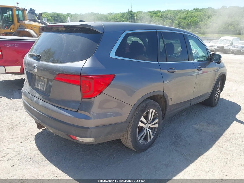 Vin: 5fnyf5h87gb017222, lot: 45790450, honda pilot ex-l 20164