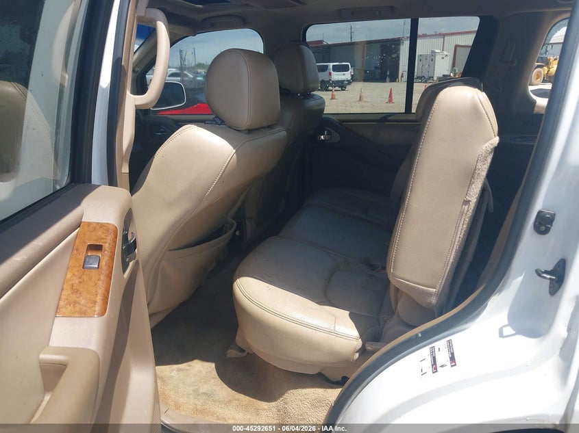 2006 Nissan Pathfinder Le VIN: 5N1AR18U06C615268 Lot: 45292651