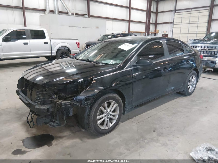 Vin: 5npe24af1hh444691, lot: 45790495, hyundai sonata 20172