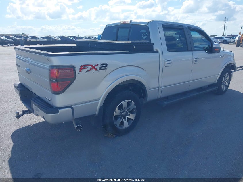 Vin: 1ftfw1cf7dke33209, lot: 45790505, ford f-150 fx2 20134