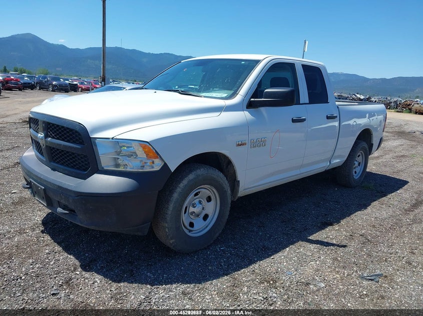 Vin: 1c6rr7ft0hs548045, lot: 45790522, ram 1500 tradesman  4x4 6'4 box 20172