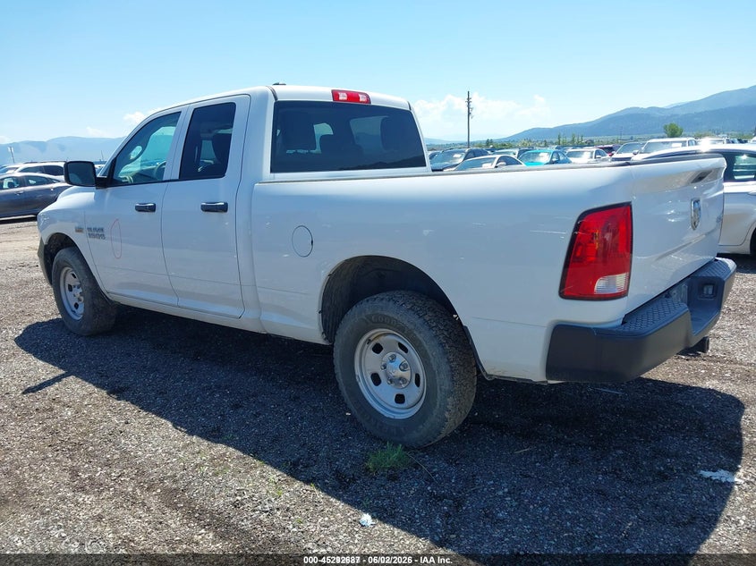 Vin: 1c6rr7ft0hs548045, lot: 45790522, ram 1500 tradesman  4x4 6'4 box 20173