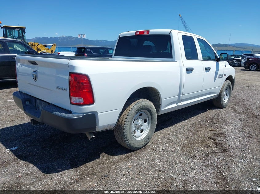 Vin: 1c6rr7ft0hs548045, lot: 45790522, ram 1500 tradesman  4x4 6'4 box 20174