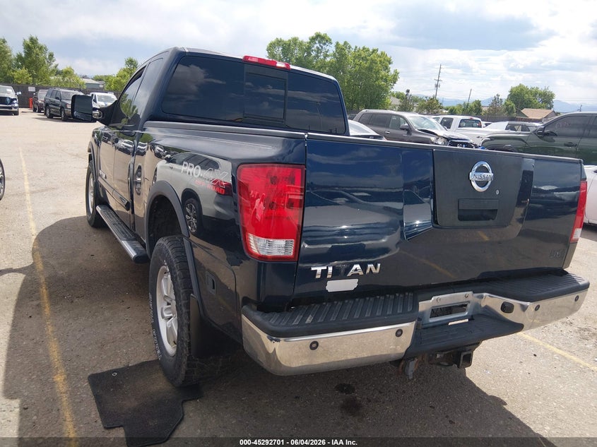 2008 Nissan Titan Pro-4X/Xe VIN: 1N6AA06C28N352642 Lot: 45292701