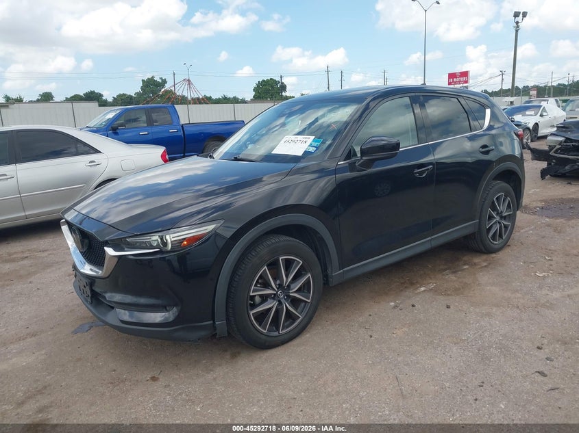 Vin: jm3kfadm6j0320409, lot: 45790554, mazda cx-5 grand touring 20182
