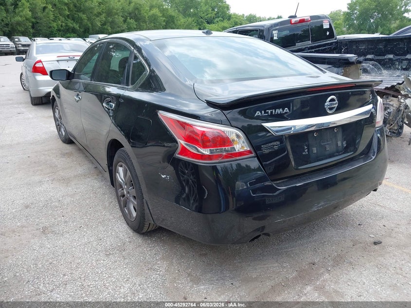 Vin: 1n4al3ap6fn406214, lot: 45790600, nissan altima 2.5 s 20153