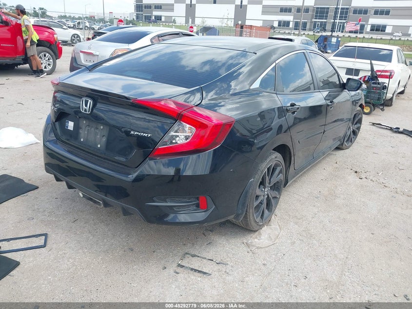 2021 HONDA CIVIC 2.0L I-4 DOHC, VVT, (VIN: 19XFC2F80ME002337